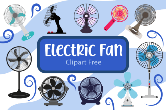 Electric Fan Clipart Free: Cool Design Assets for Summer Projects