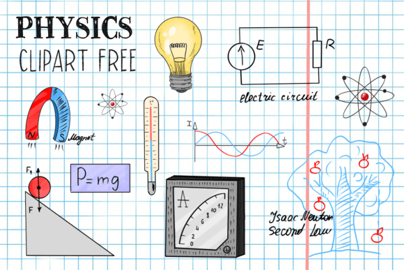 Physics Clipart Free: Science Meets Creative Design