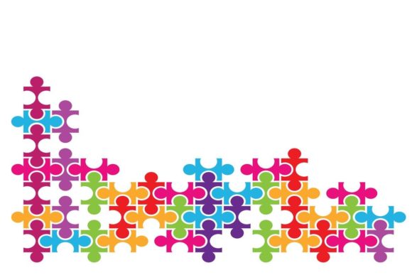 Unlock Creativity with Puzzle Vector Illustration Design