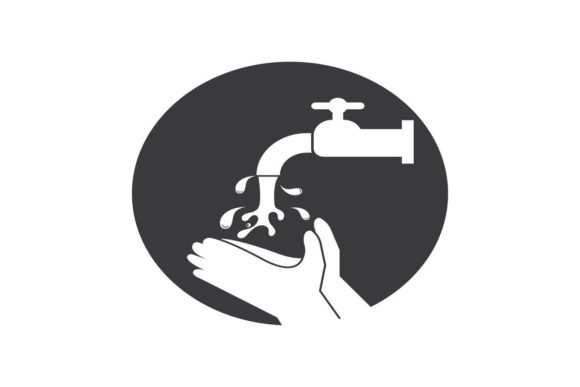 Washing Hands Vector Illustration Template: A Key Design Asset
